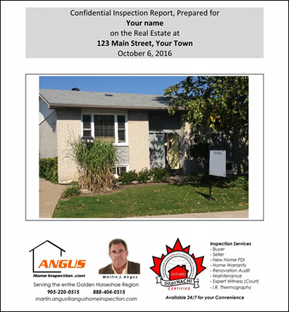 sample home inspection report
